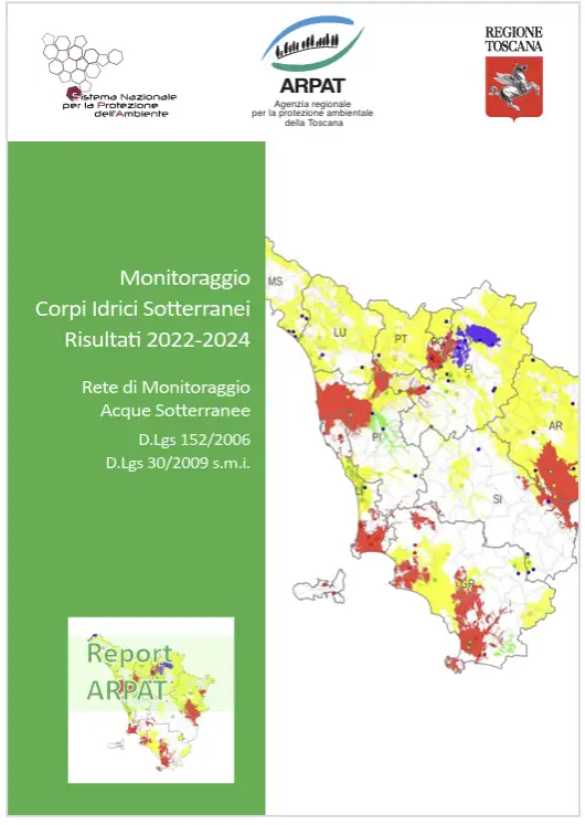 Monitoraggio corpi idrici sotterranei - Risultati 2022-2024 - ARPAT 2026 Monitoraggio corpi idrici sotterranei - Risultati 2022-2024 - ARPAT 2026